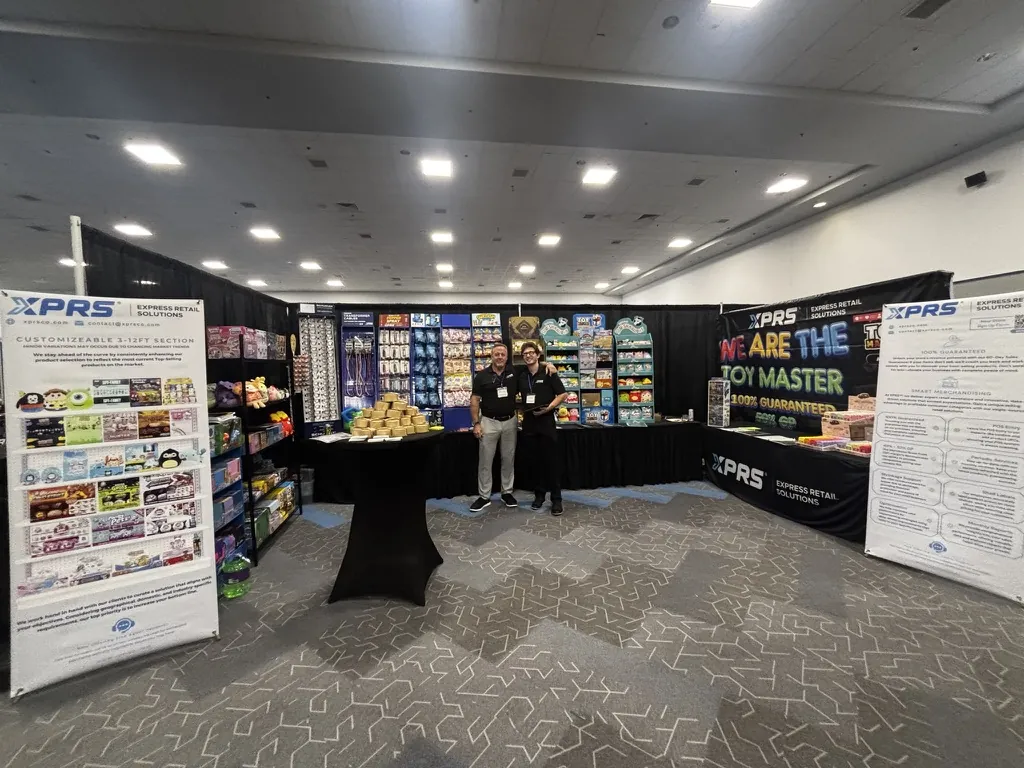 The XPRS trade show booth