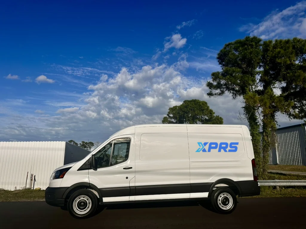XPRS delivery van